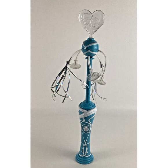 Disney On Ice Frozen Light Up Sister Spinner Souvenir Anna Elsa Magical Wand Toy - Picture 1 of 8